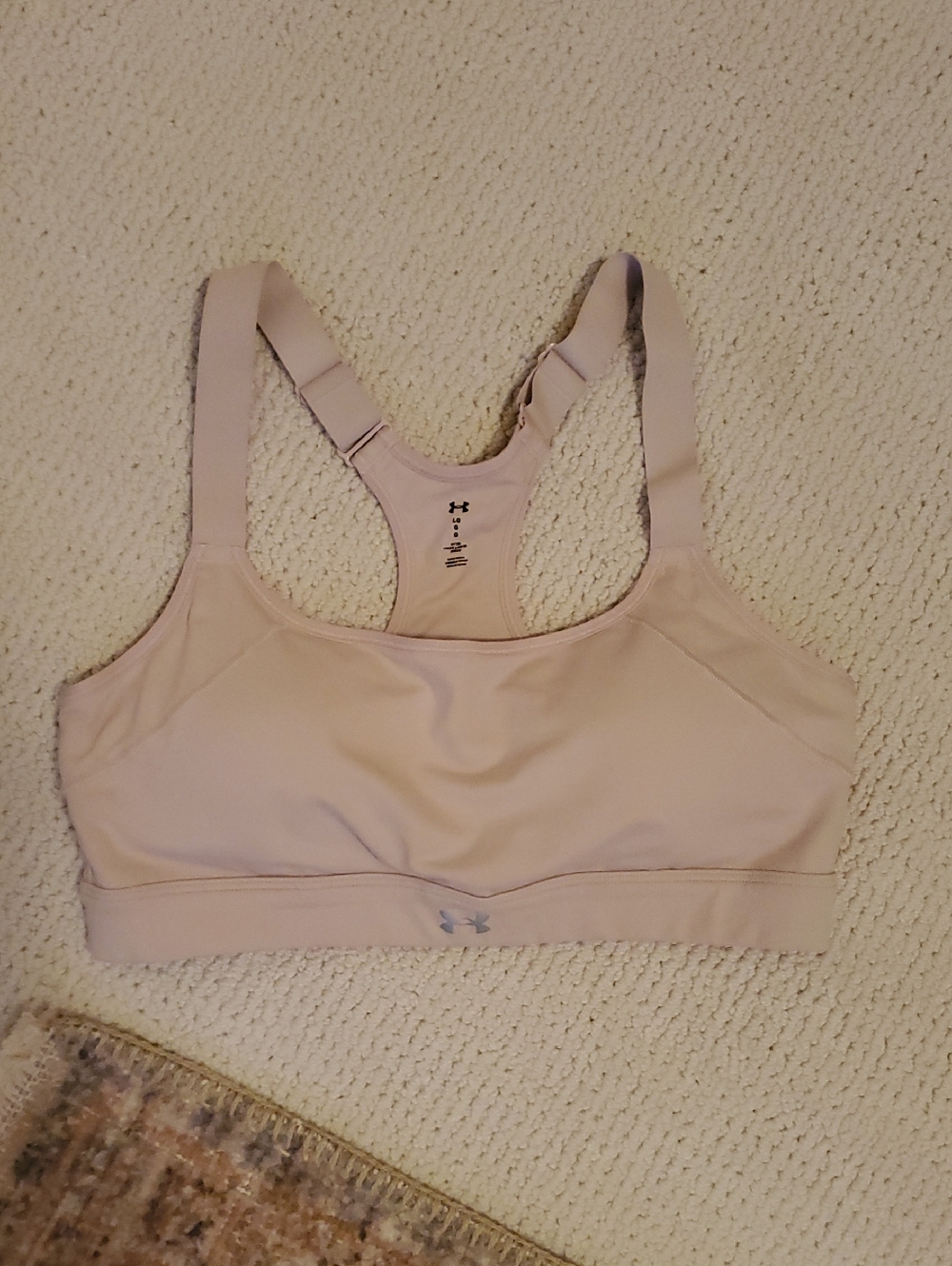 Under Armour Pale Lilac Racerback Sports Bra L